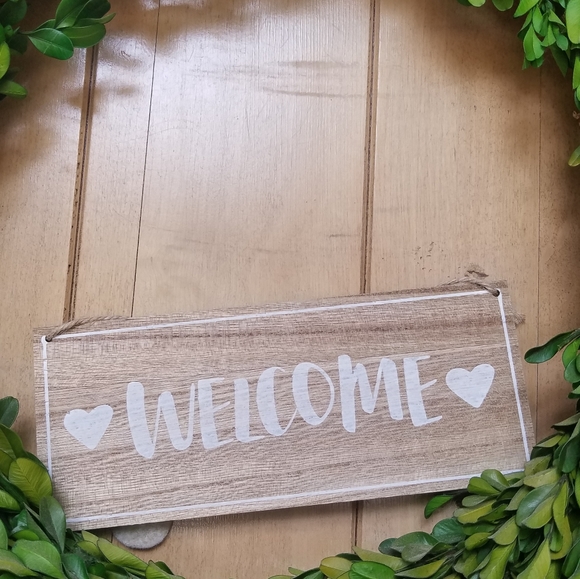 Welcome hanging sign - Picture 3 of 4